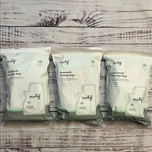 Motif Medical Breast Milk Storage Bags 8oz Single Use 100 count